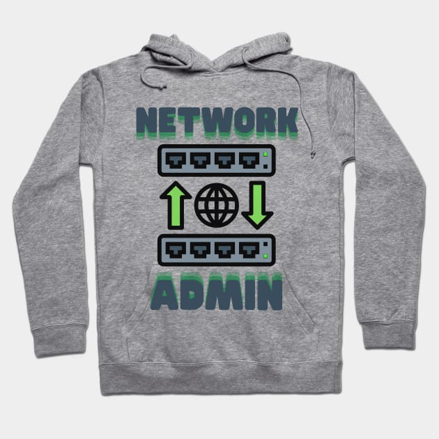 Network Admin Hoodie by Fish Fish Designs